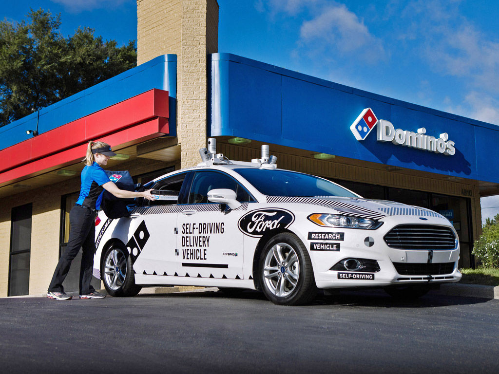 Domino’s® and Ford Begin Consumer Research of Pizza Delivery Using Driver-less Vehicles